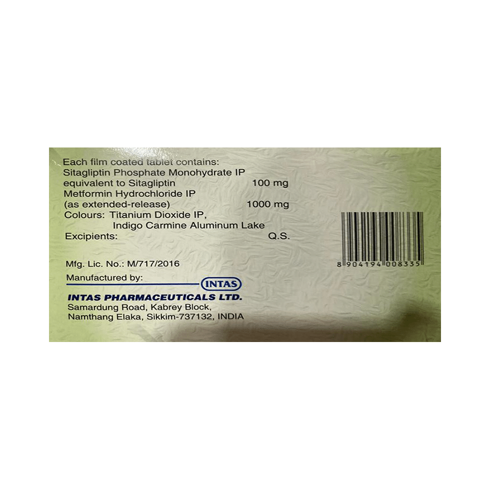 Sitara-M 100/1000 Tablet ER - Image 2