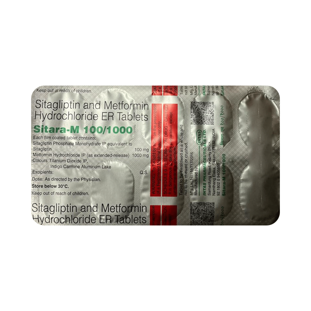 Sitara-M 100/1000 Tablet ER - Image 3