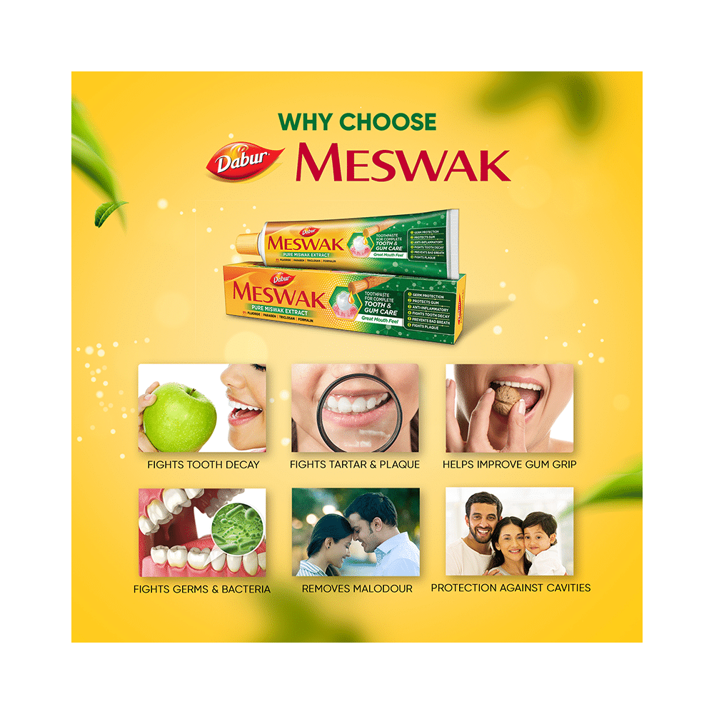 Dabur Meswak Complete Oral Care Toothpaste - Image 3