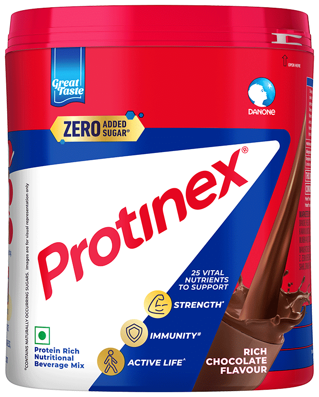 Protinex High Quality Protein | Nutritional Drink for Immunity & Strength | Zero Added Sugar Rich Chocolate Powder - Image 1