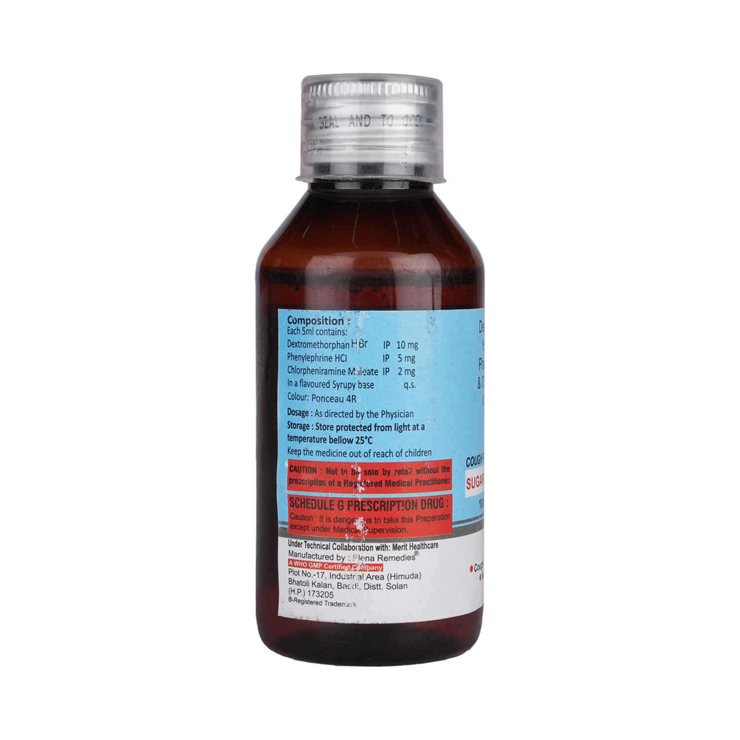 Cufzer 2mg/10mg Syrup Sugar Free - Image 3