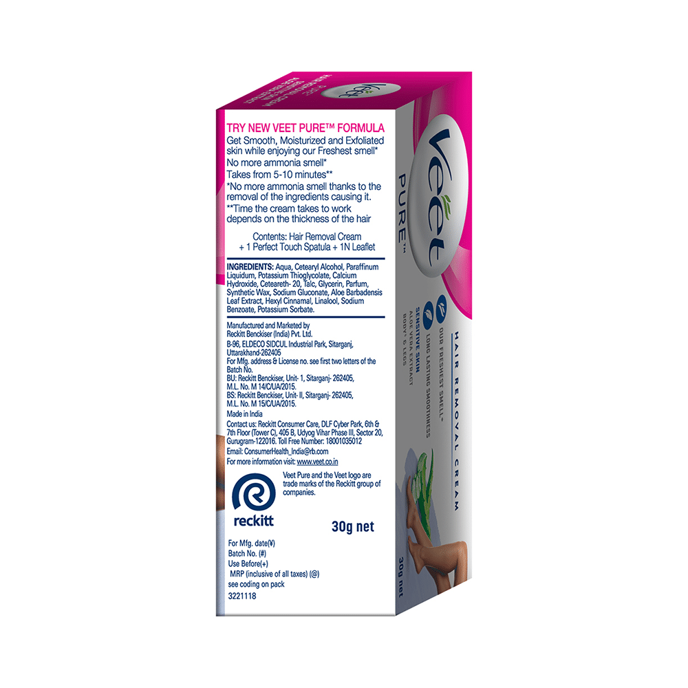 Veet Pure Hair Removal Cream for Women | No Ammonia Smell | For Sensitive Skin - Image 13