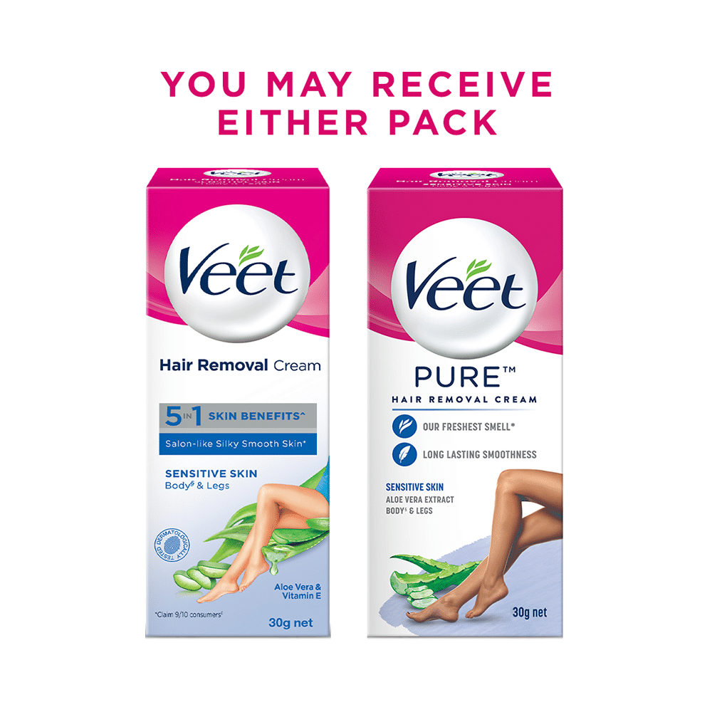 Veet Pure Hair Removal Cream for Women | No Ammonia Smell | For Sensitive Skin - Image 3