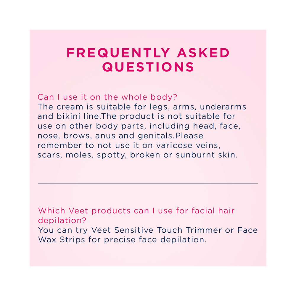 Veet Pure Hair Removal Cream for Women | No Ammonia Smell | For Sensitive Skin - Image 9