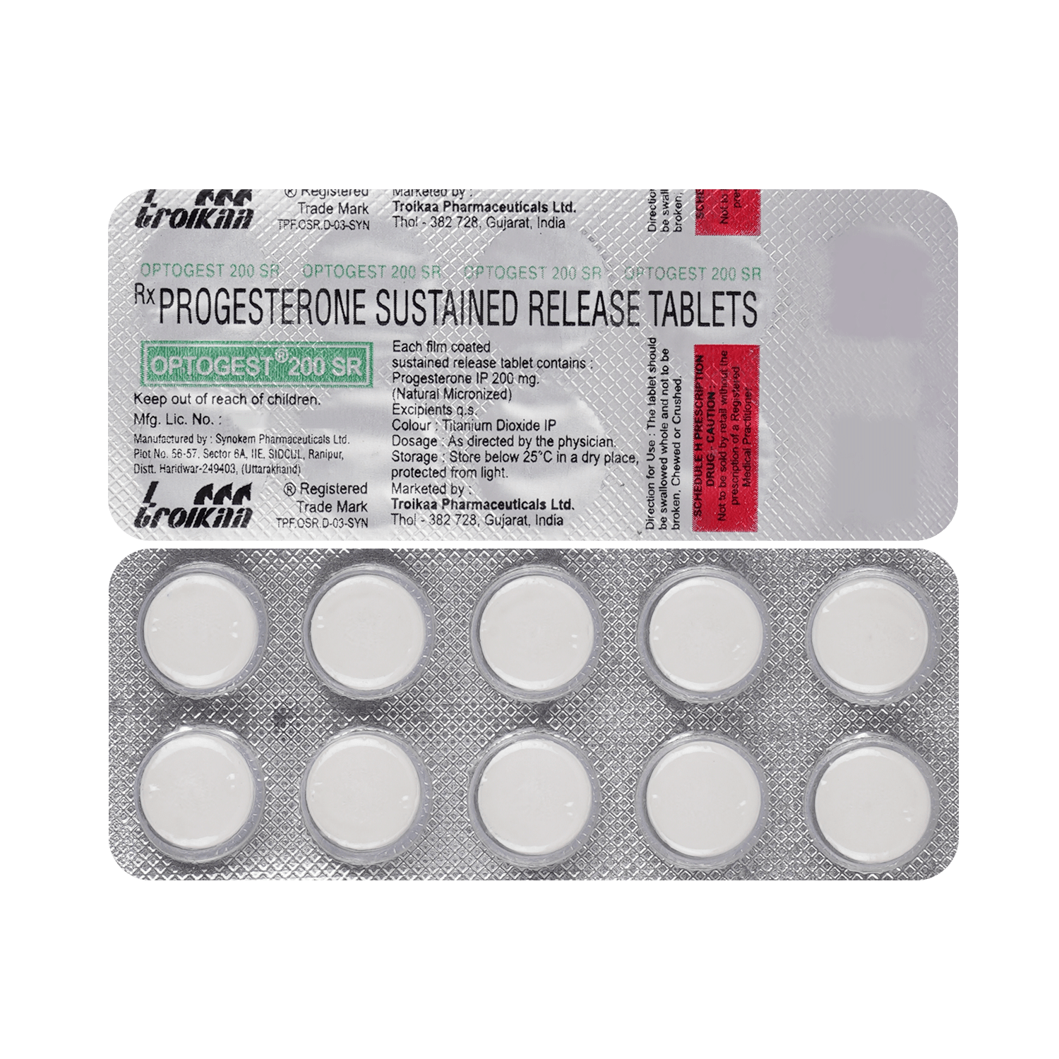 Optogest 200 SR Tablet - Image 1