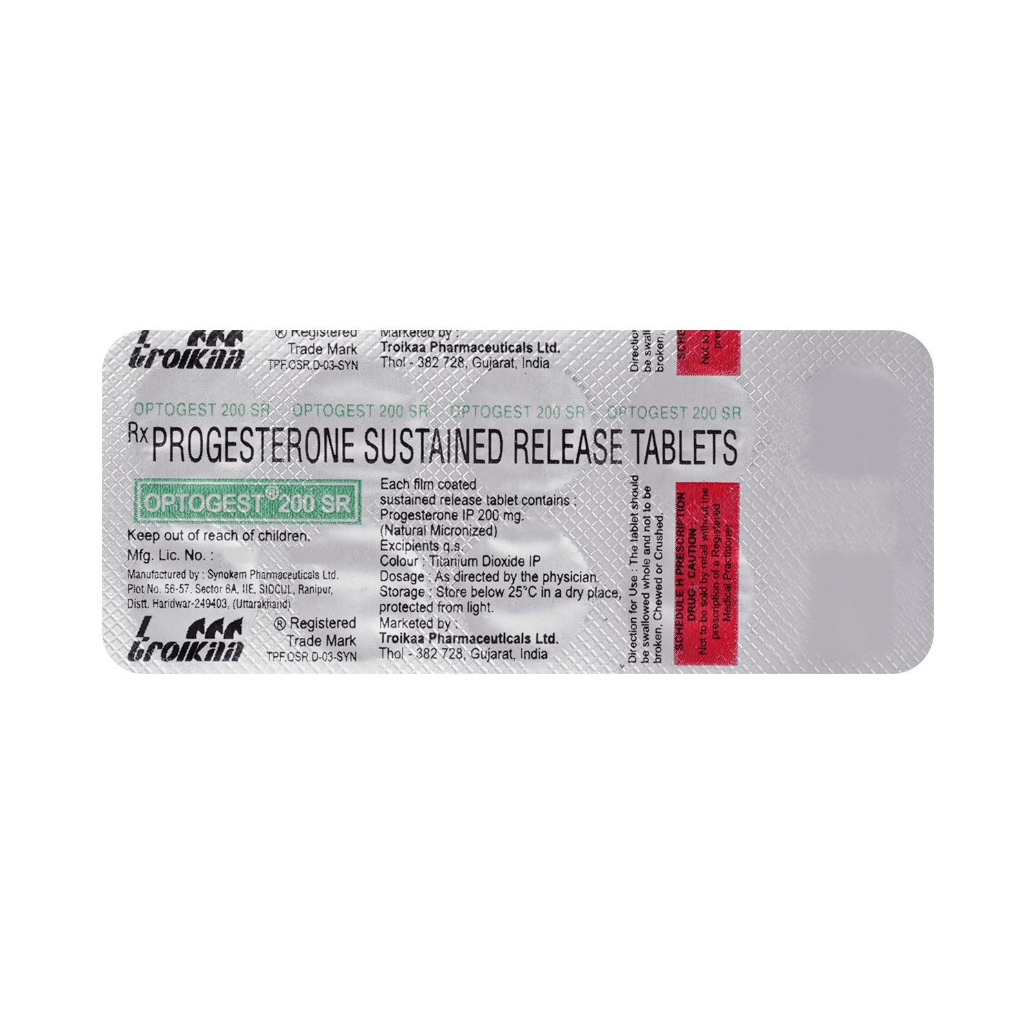 Optogest 200 SR Tablet - Image 3