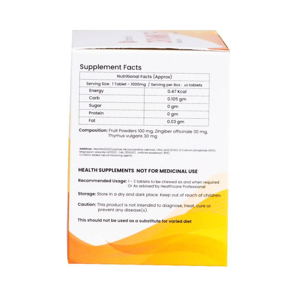 Brahmosmi's Drimouth with Real Fruits Chewable Tablet - Image 3