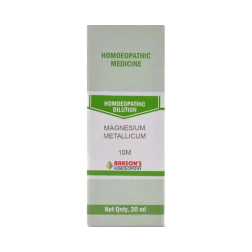 Bakson's Homeopathy Dilution Magnesium Metallicum 10M - Image 1