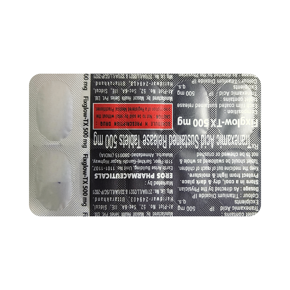 Fixglow-TX 500mg Tablet SR - Image 3