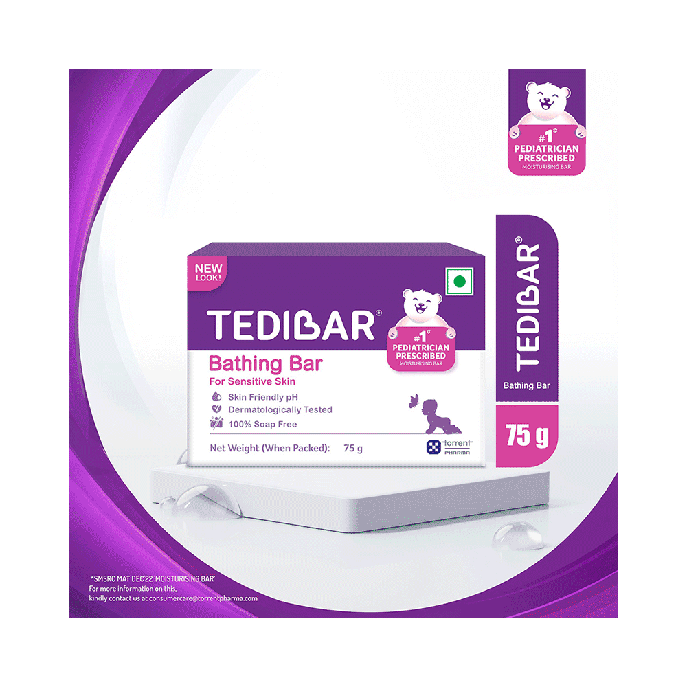 Tedibar Baby Bathing Bar for Sensitive Skin | Soap Free - Image 7