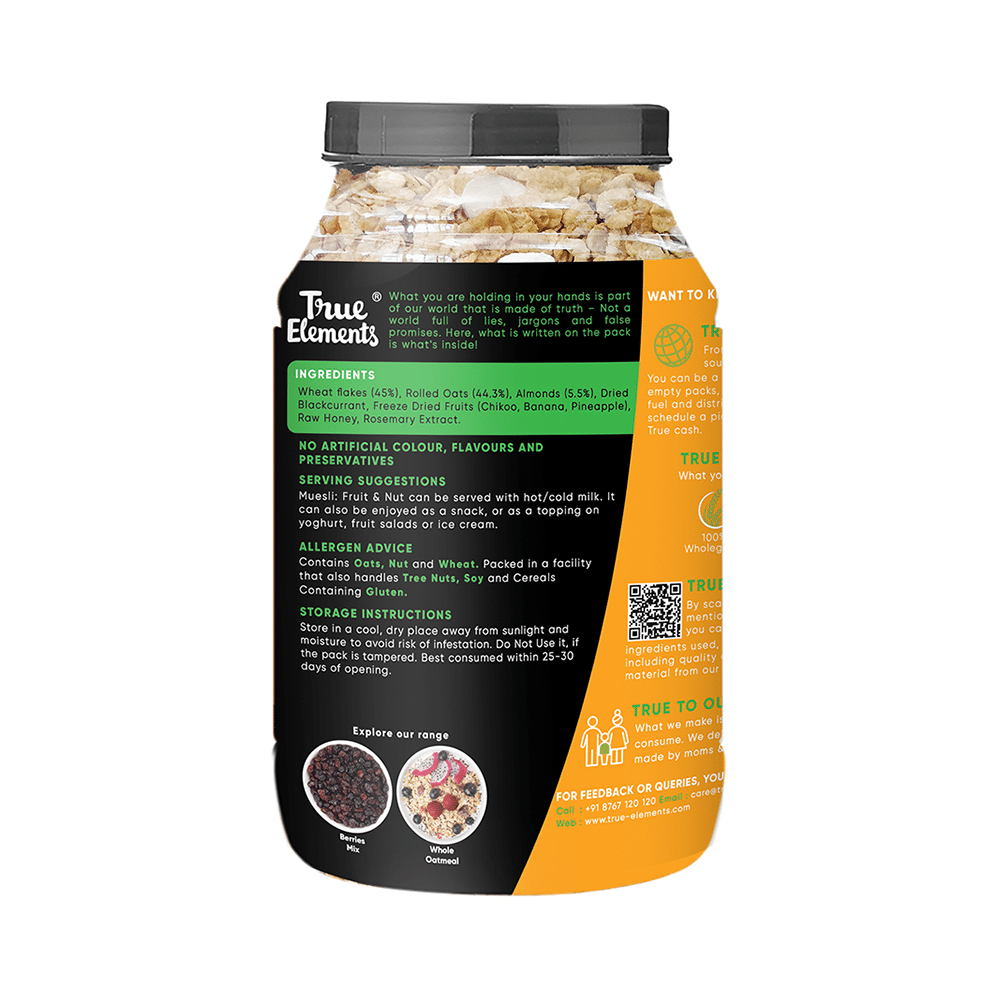 True Elements Fruit and Nut Muesli - Image 2