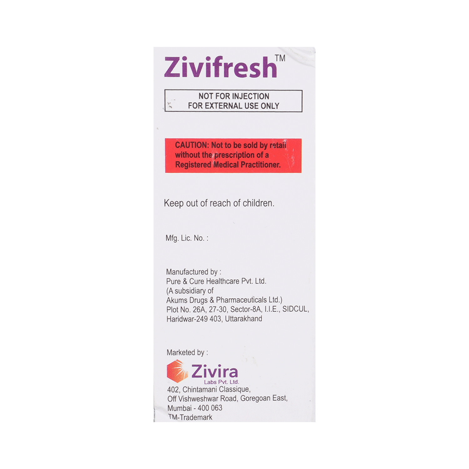 Zivifresh 0.5% Eye Drop - Image 4