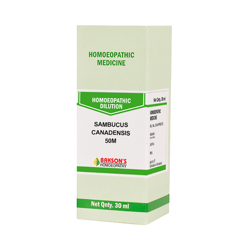 Bakson's Homeopathy Sambucus Canadensis Dilution 50M