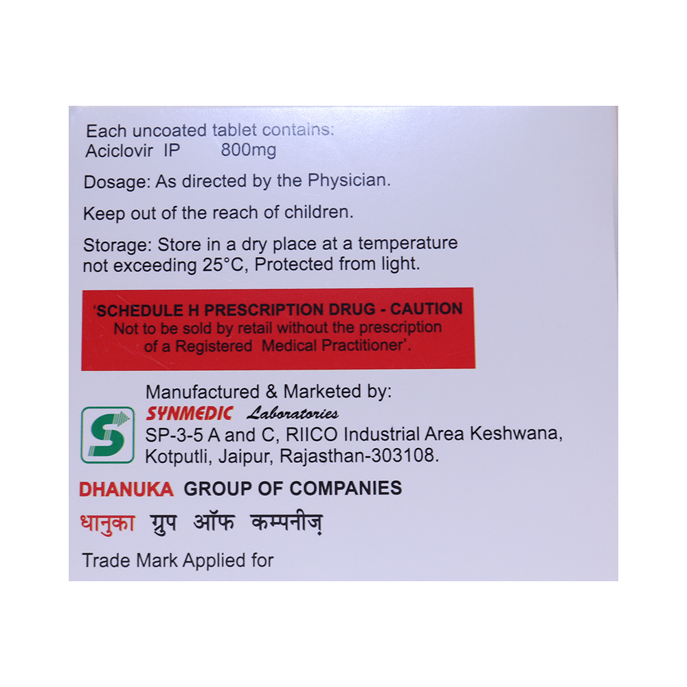 Acirax 800 Tablet - Image 2