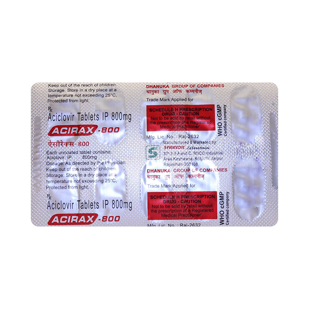 Acirax 800 Tablet - Image 3