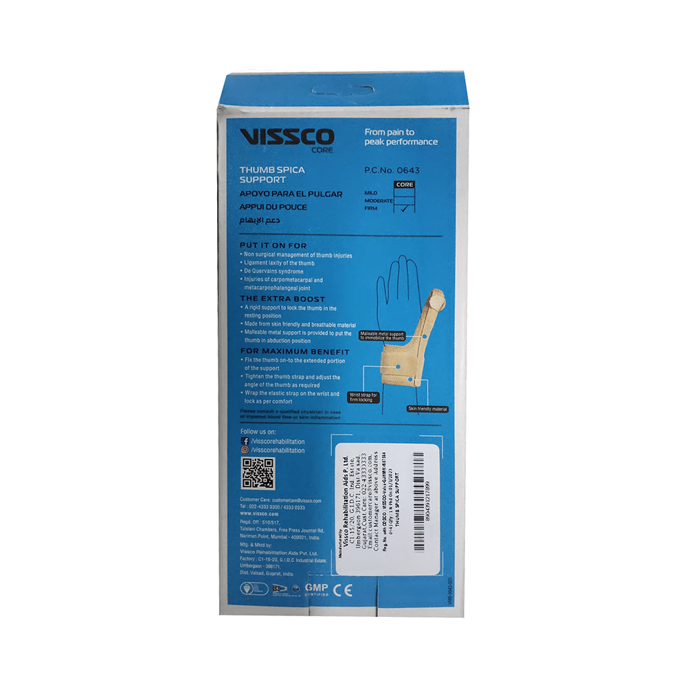 Vissco Core 0643 Thumb Spica Support Universal - Image 2