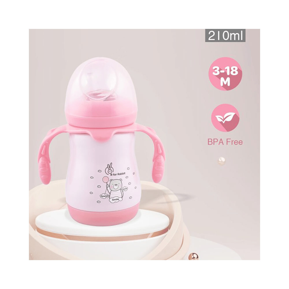 R for Rabbit Steebo Teddy Spout Cup Pink - Image 4