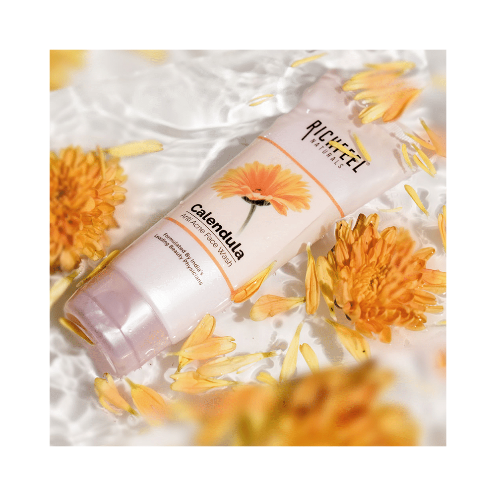 Richfeel Naturals Calendula Anti Acne Face Wash (100gm Each) - Image 8