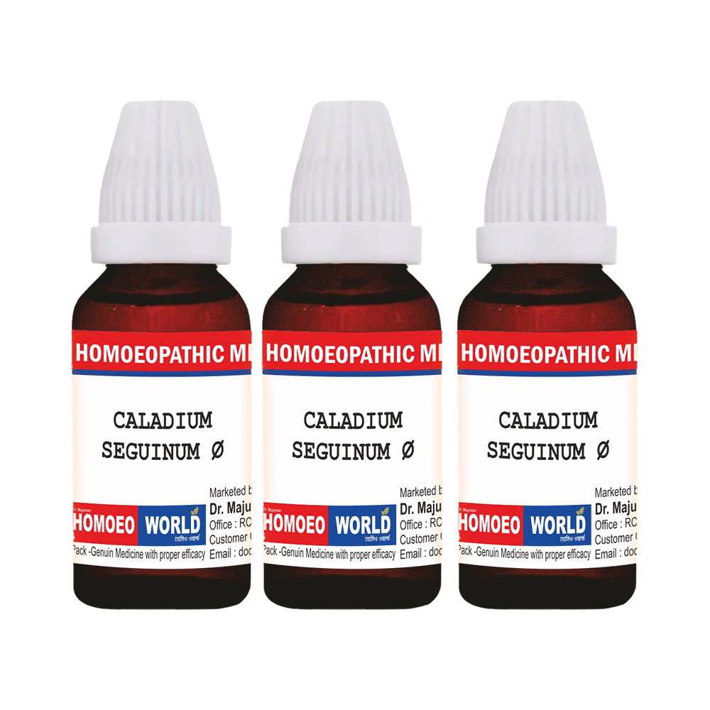 Dr. Majumder Homeo World Caladium Seguinum Mother Tincture (30ml Each) - Image 1