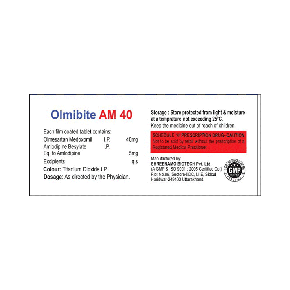 Olmibite AM 40 Tablet - Image 2