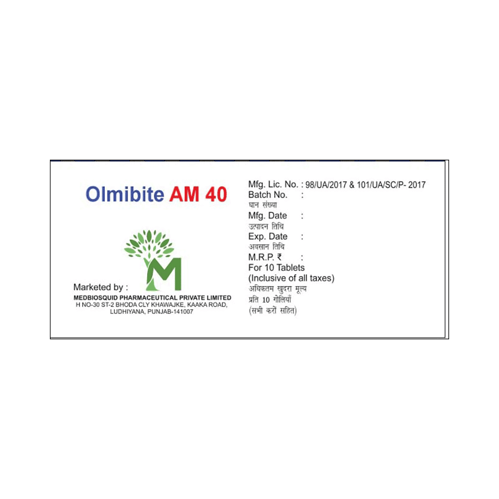 Olmibite AM 40 Tablet - Image 3