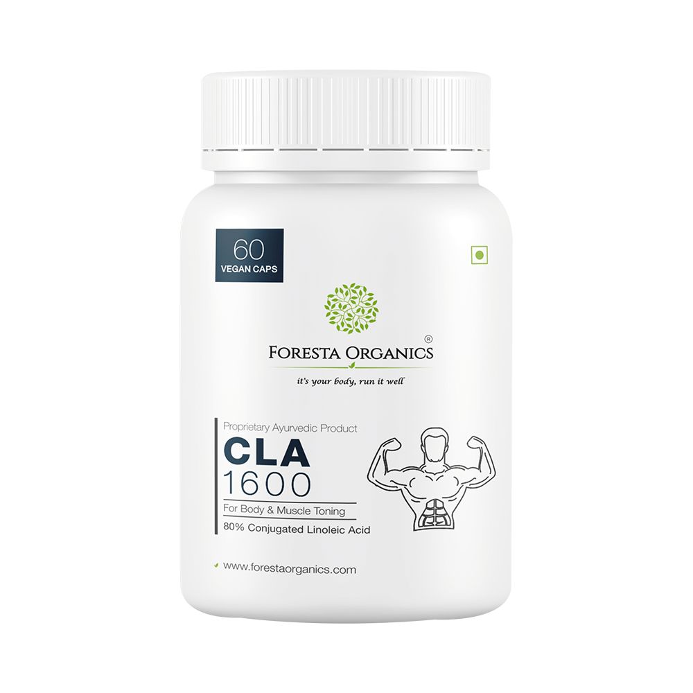Foresta Organics CLA 1600 with 80% Conjugated Linoleic Acid Vegan Capsule