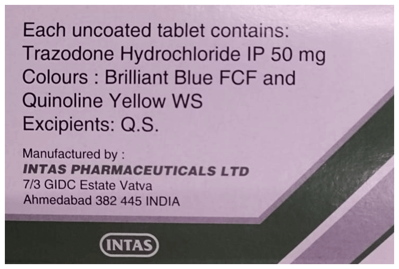 Trazonil 50 Tablet - Image 2