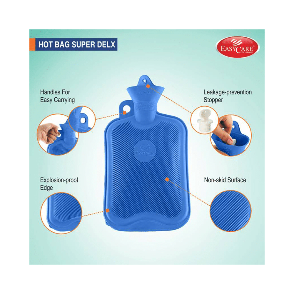 EASYCARE EC1881 Super Deluxe Hot Water Bag Blue with cover - Image 3