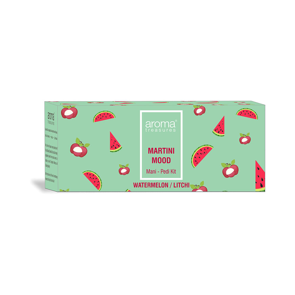 Aroma Treasures Mani-Pedi Kit Martini Mood Watermelon Litchi - Image 1