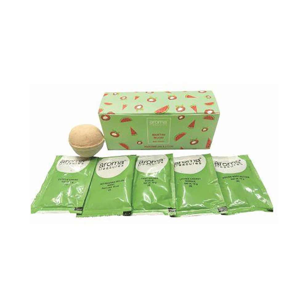 Aroma Treasures Mani-Pedi Kit Martini Mood Watermelon Litchi - Image 2