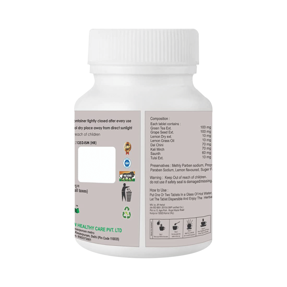 Care Grow Ayurvedic Detox Green Tea Tablet - Image 2