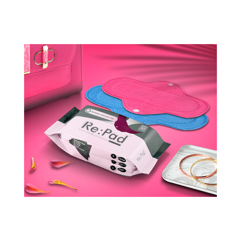 Re:Pad Reusable Sanitary Pad Super Maxi Blue - Image 7