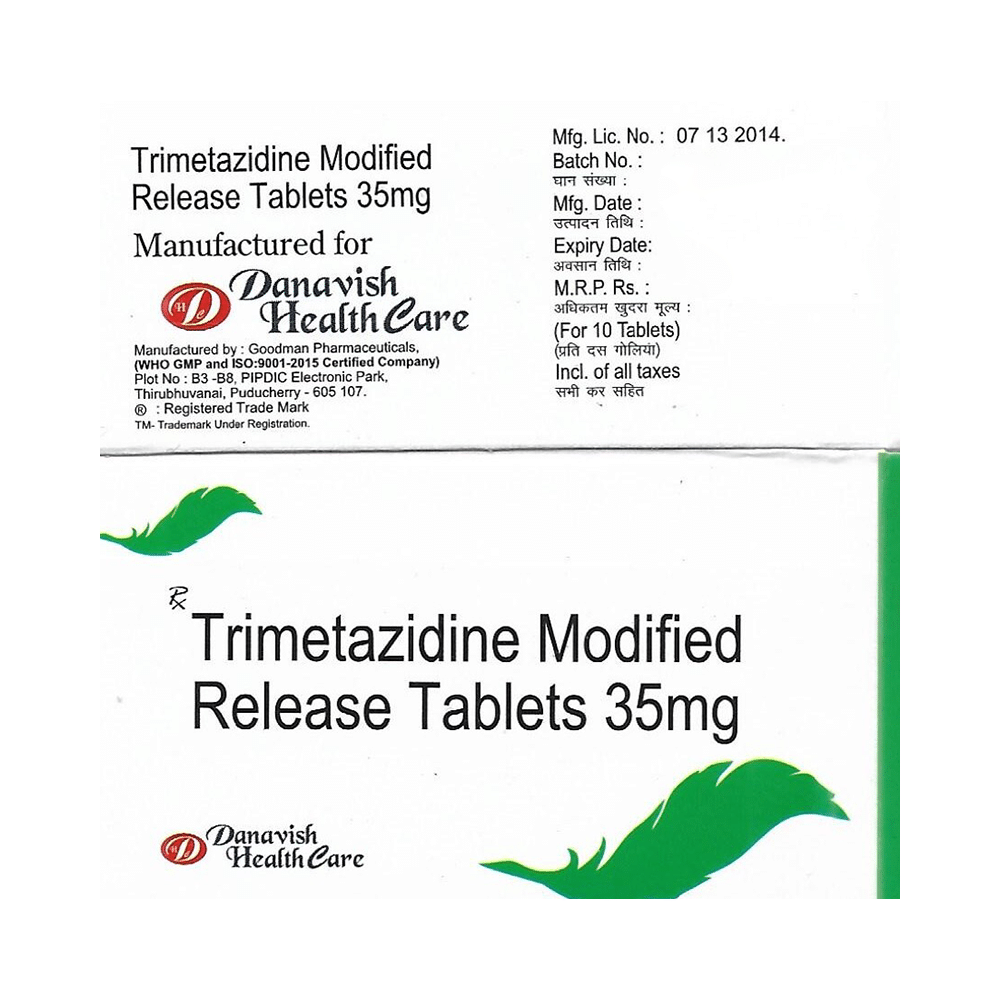 Danavish Trimetazidine 35mg Tablet MR - Image 2