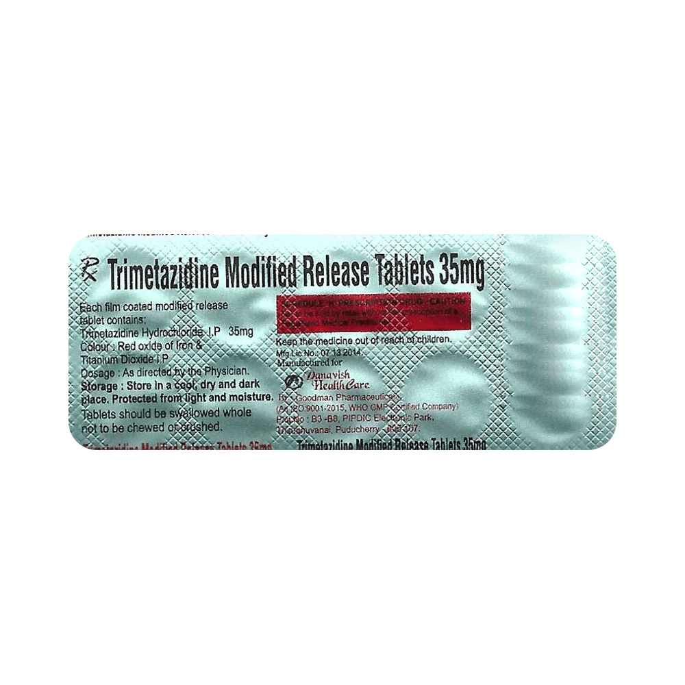 Danavish Trimetazidine 35mg Tablet MR - Image 3