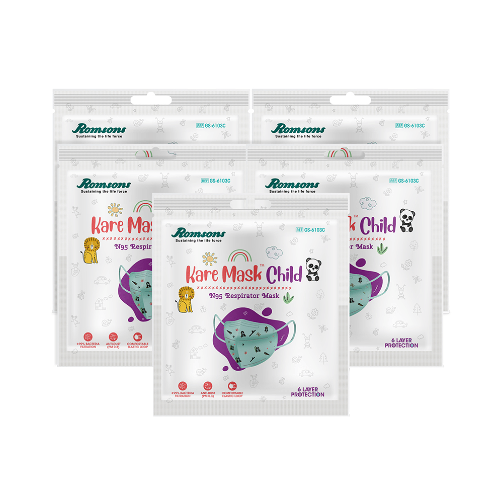 Romsons Kare Mask Child N95 Respirators Mask - Image 1