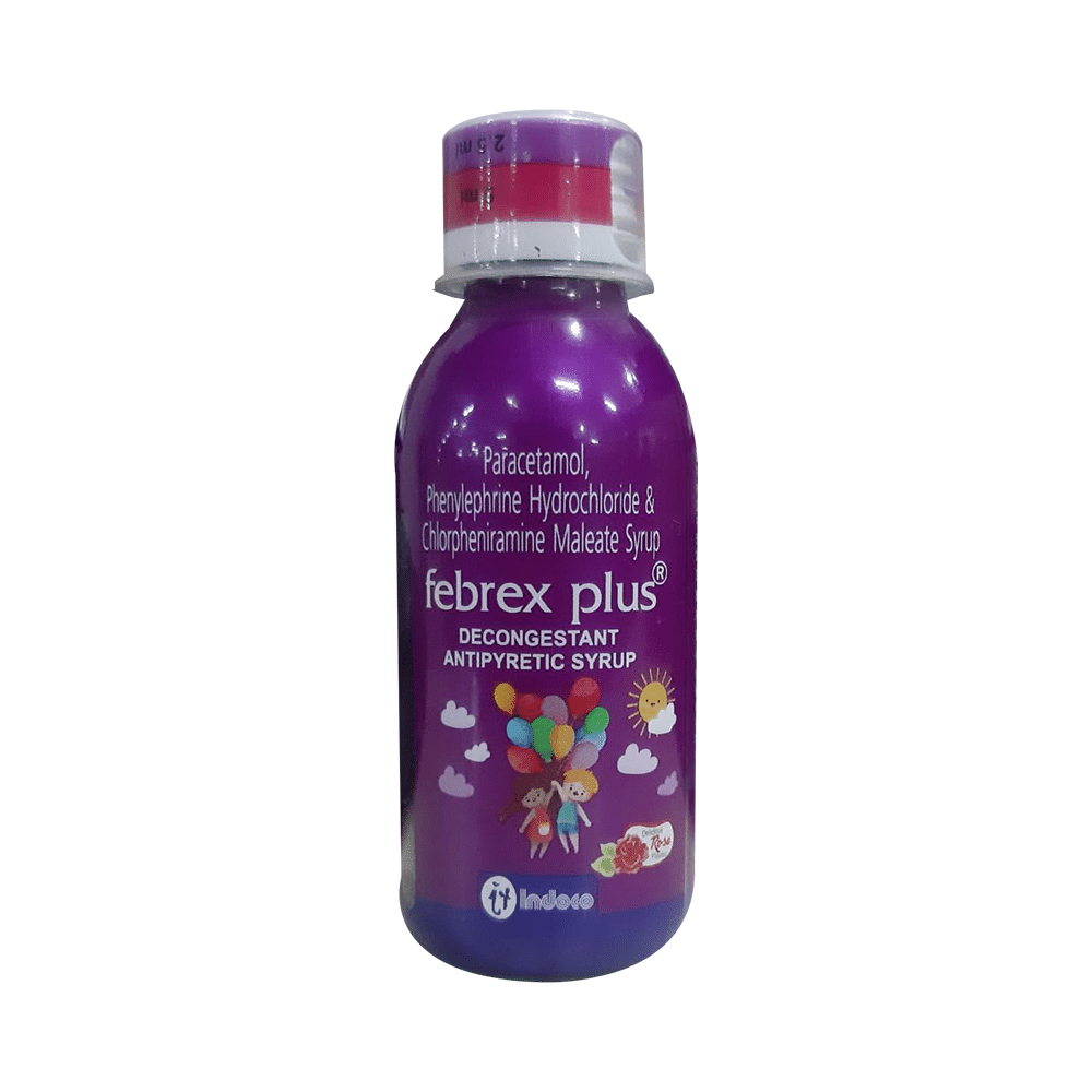 Febrex Plus Syrup Delicious Rose - Image 1