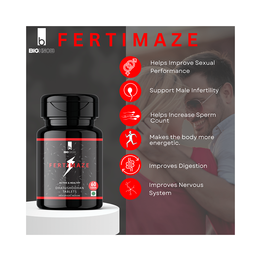 Bigknob Fertimaze Active & Healthy Dhatushodan Tablet - Image 5