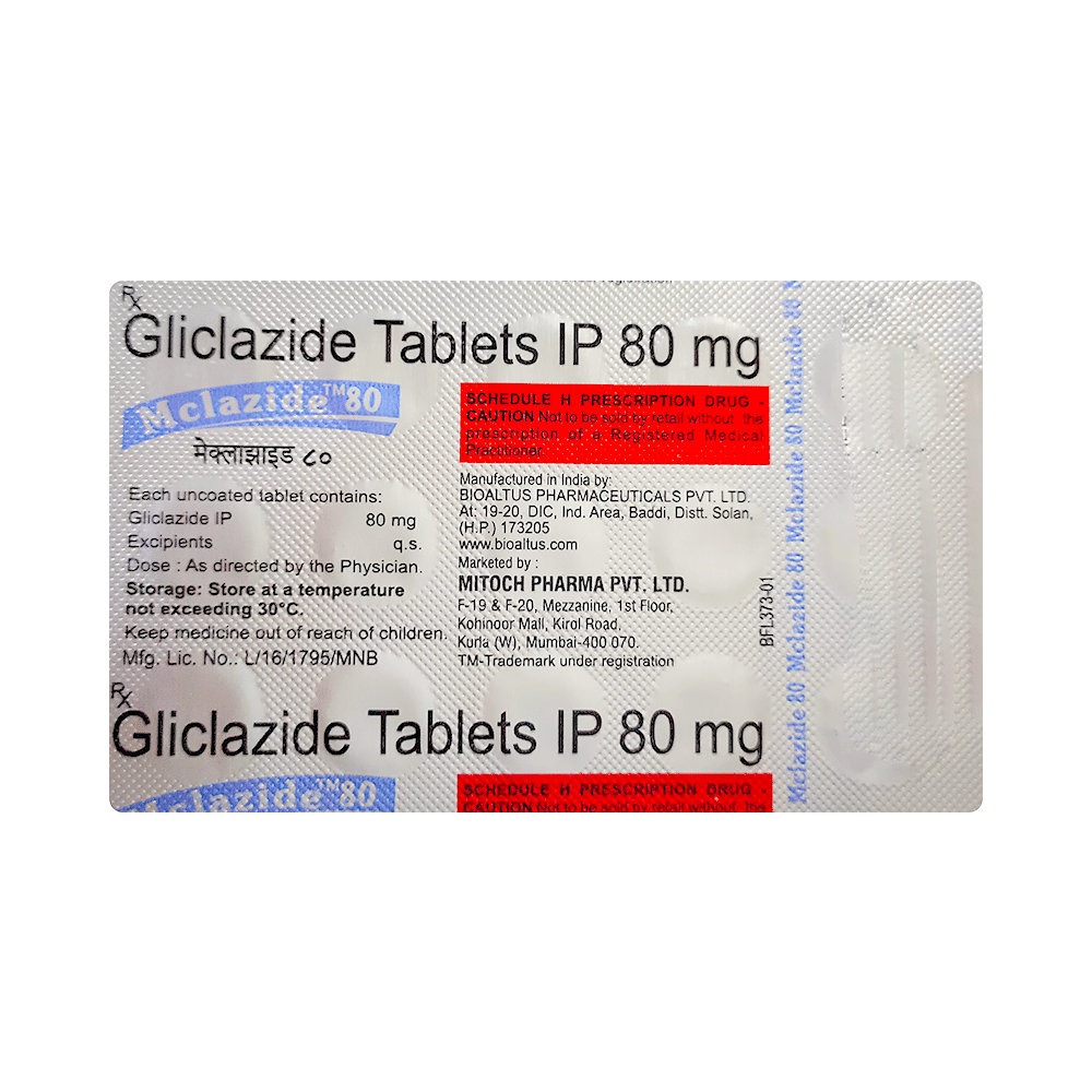 Mclazide 80 Tablet - Image 3