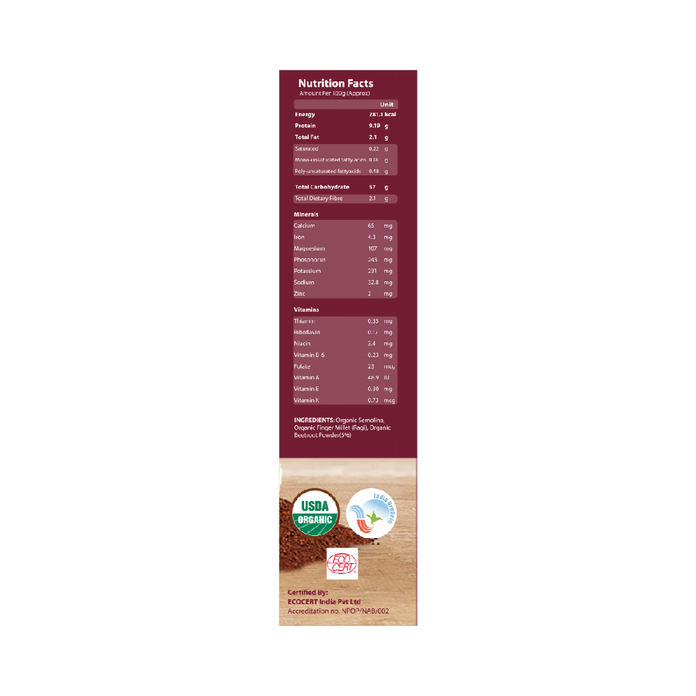 Mimmo Organics Wholesome Pasta (24 Months Plus) Ragi - Image 3