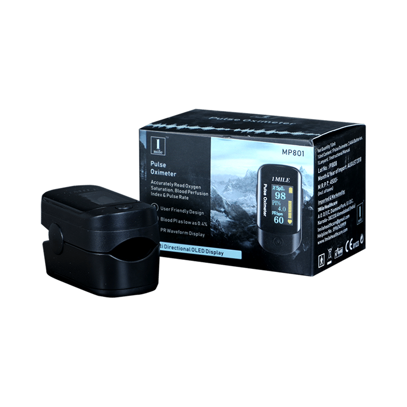1Mile MP801 Pulse Oximeter Black - Image 2