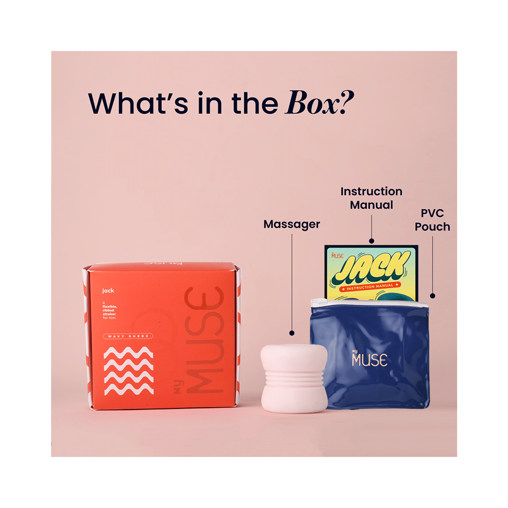 MyMuse Jack Non- Electric Ribbed Waterproof Stroker  Wavy Suede - Image 7