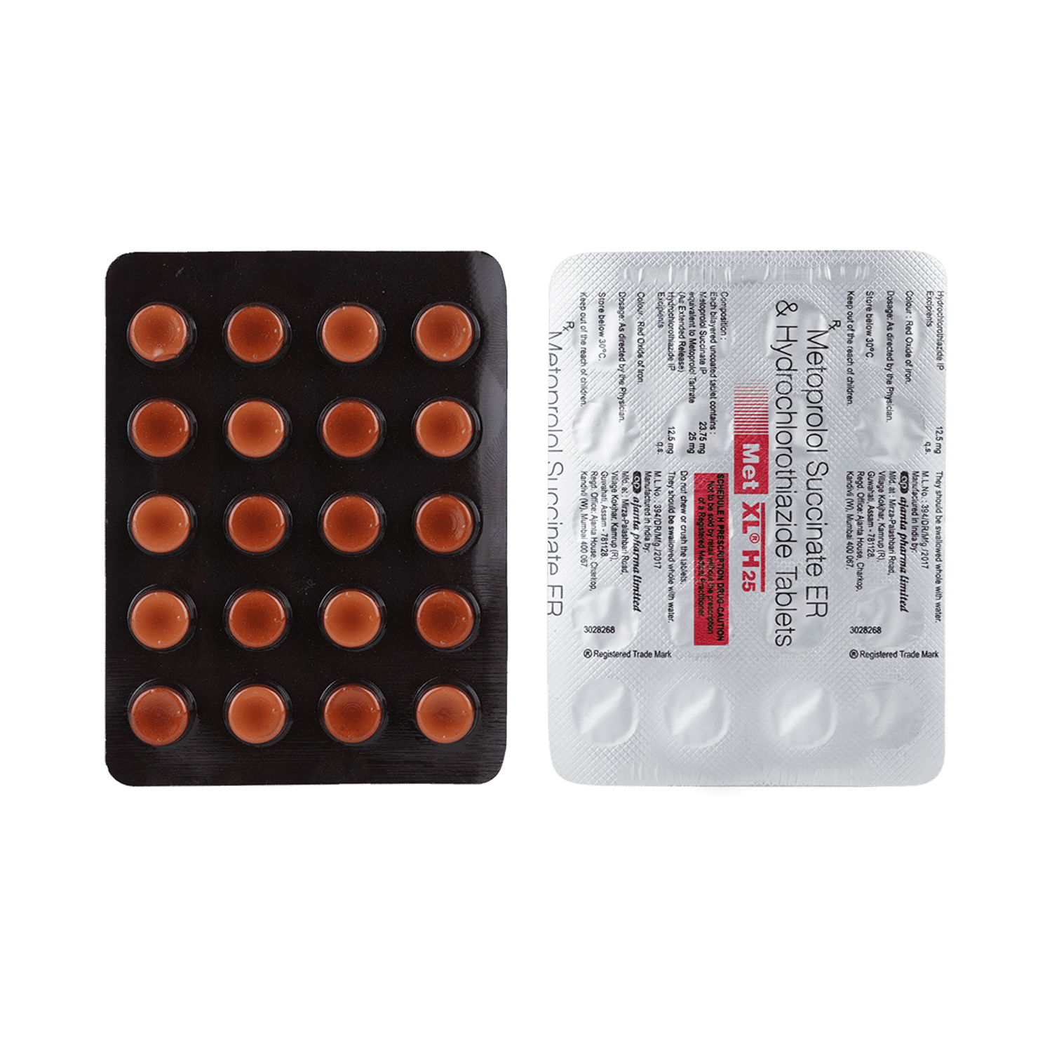 Met XL H 25 Tablet - Image 1