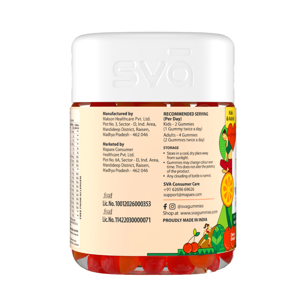 Sva Thrive Multivitamin Gummies Cherry Orange - Image 4