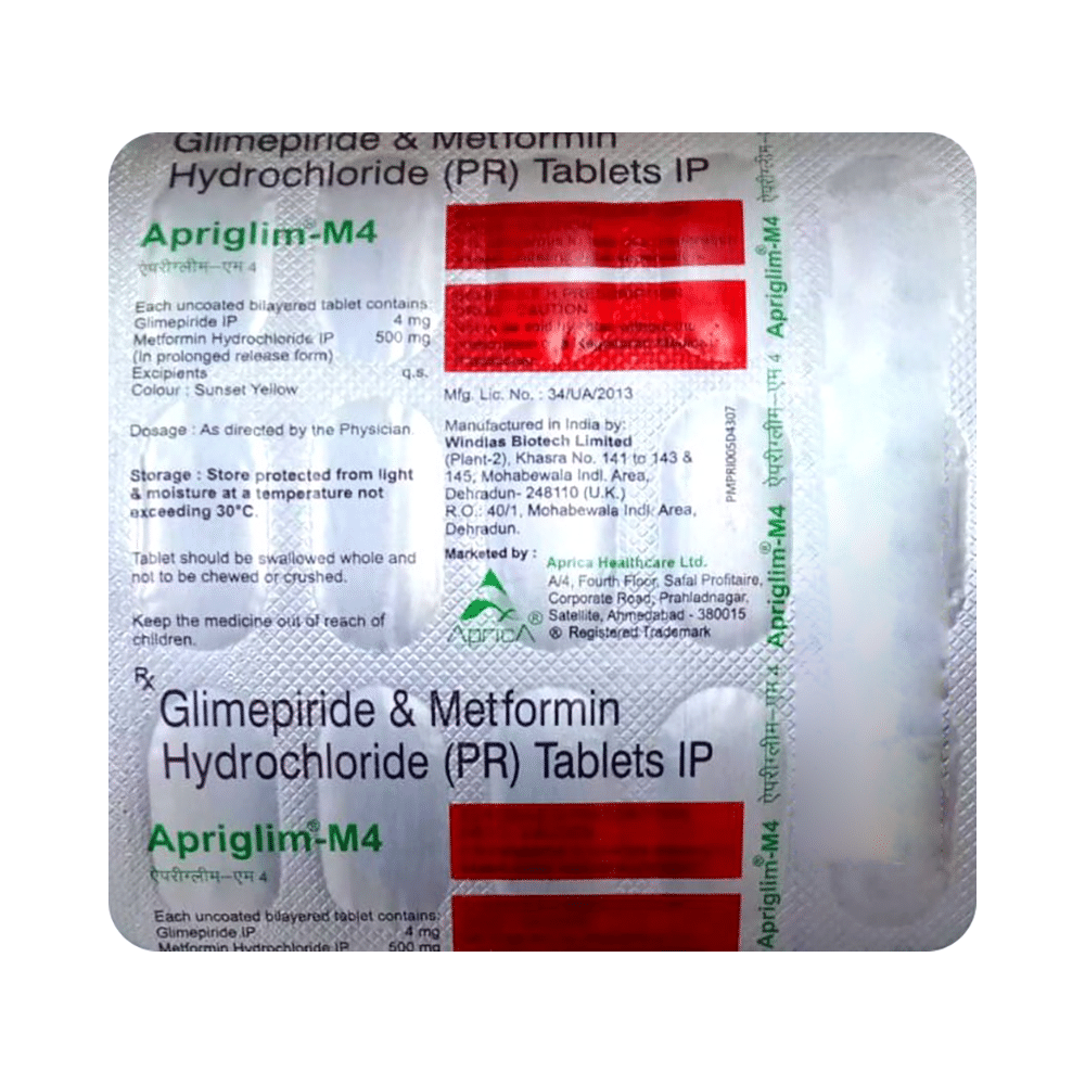Apriglim-M 4 Tablet PR