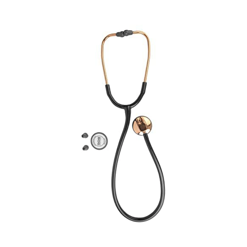 Bos Medicare Surgical Rose Gold (Bosm 40) Cardiology Stethoscope Black - Image 6