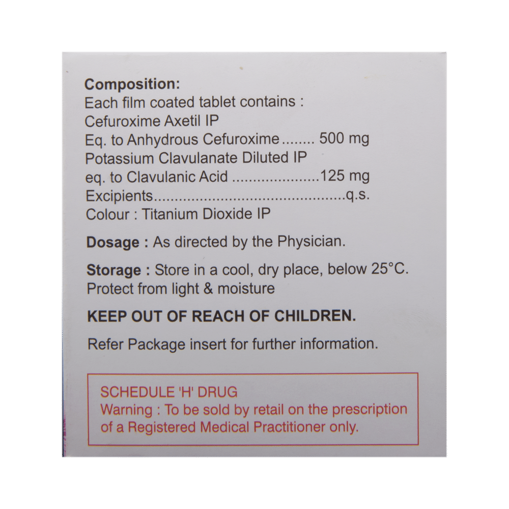 Augxetil CV 500 Tablet - Image 3