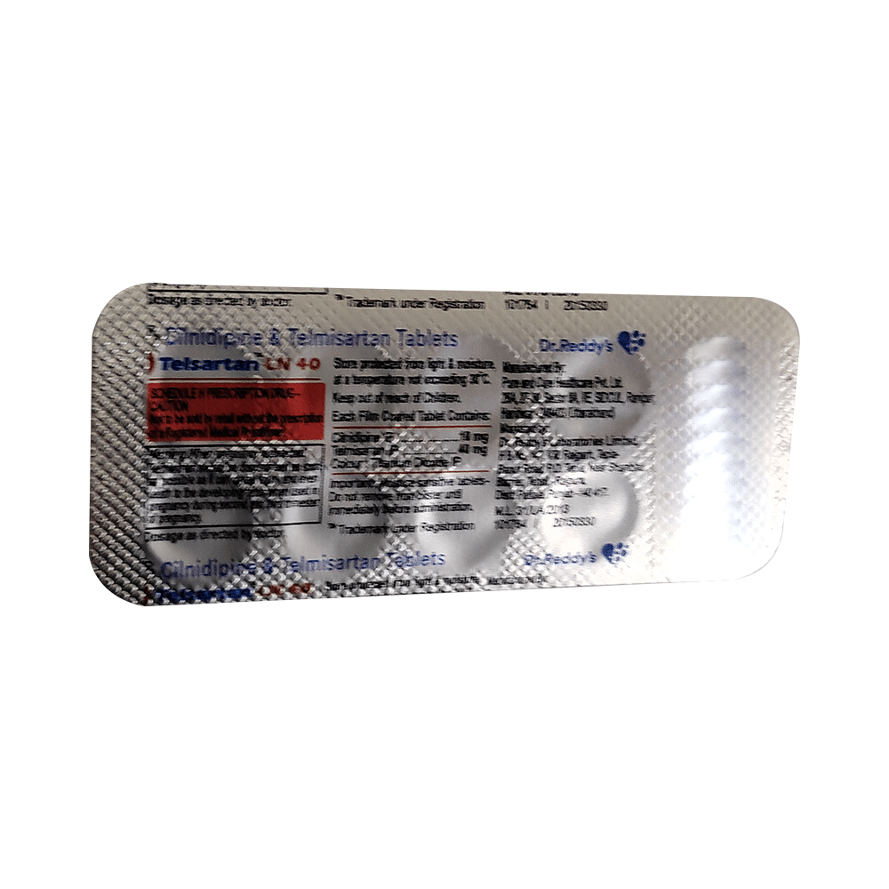 Telsartan LN 10mg/40mg Tablet - Image 4