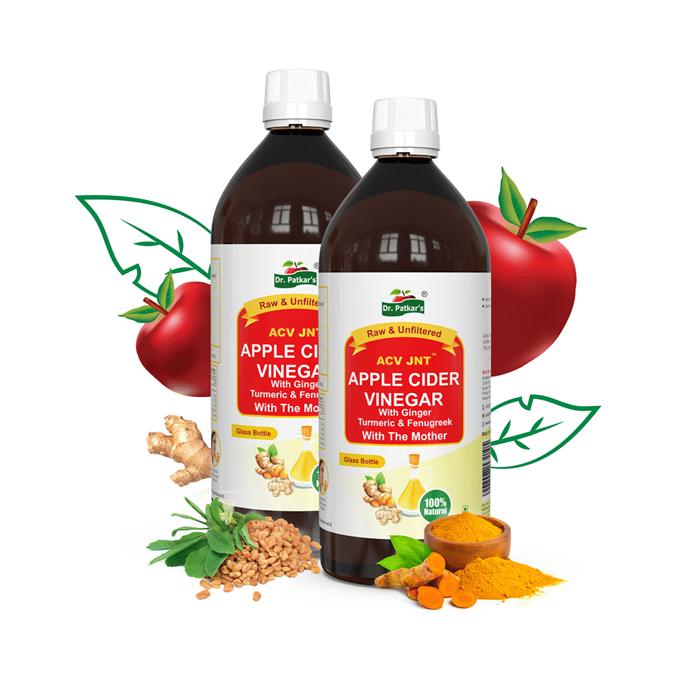 Dr. Patkar's Apple Cider Vinegar Ginger, Turmeric & Fenugreek with the Mother (500ml Each) - Image 3