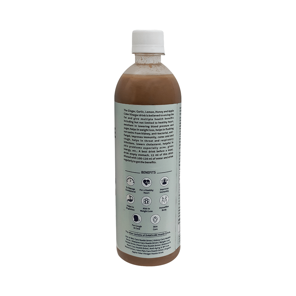 DrNATcURE Apple Cider Vinegar with Ginger, Garlic, Lemon & Honey with Apple Cider Vinegar Shampoo 200ml Free - Image 2