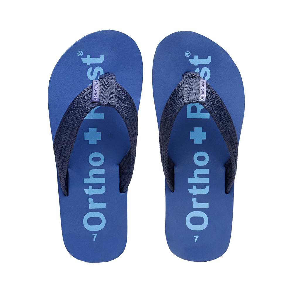 Ortho + Rest  Extra Soft Men Slipper Orthopedic For Home Daily Use Slippers Black 8 - Image 2